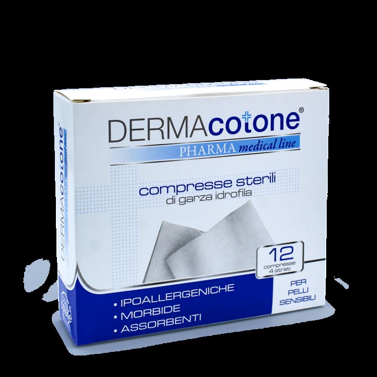 DERMACOTTON GAUZE HYDRO 4ST 12P