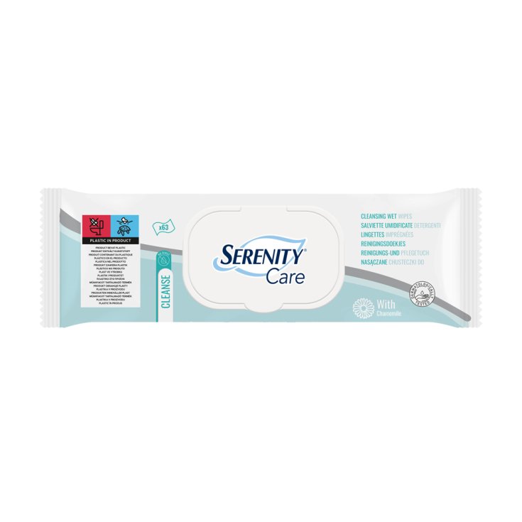 SERENITY LINGETTES DET 63PCS