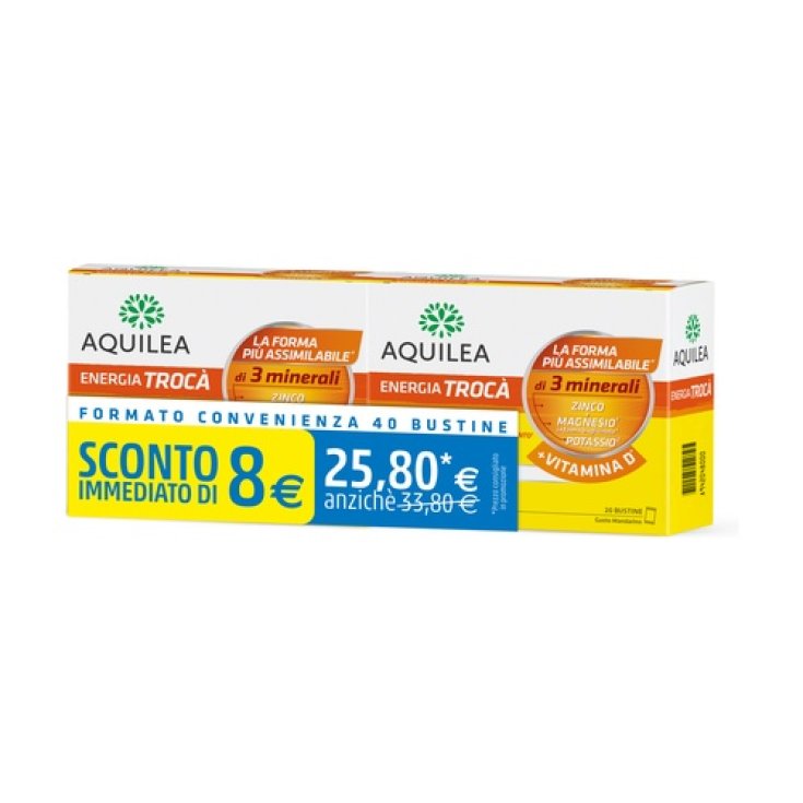 Trocà Energy + Vitamine D Aquiilea 40 Sachets Bipack