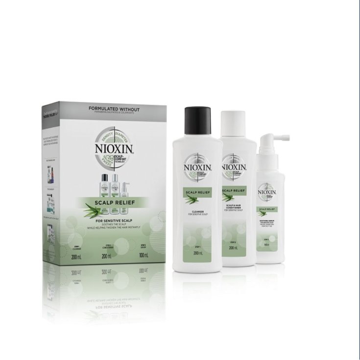 KIT DE SOULAGEMENT DU CUIR CHEVELU NIOXIN 3PCS