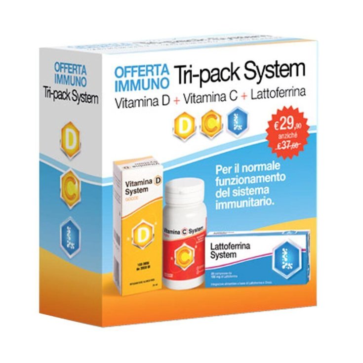 SYSTEME TRI-PACK VIT C/D LACTOF