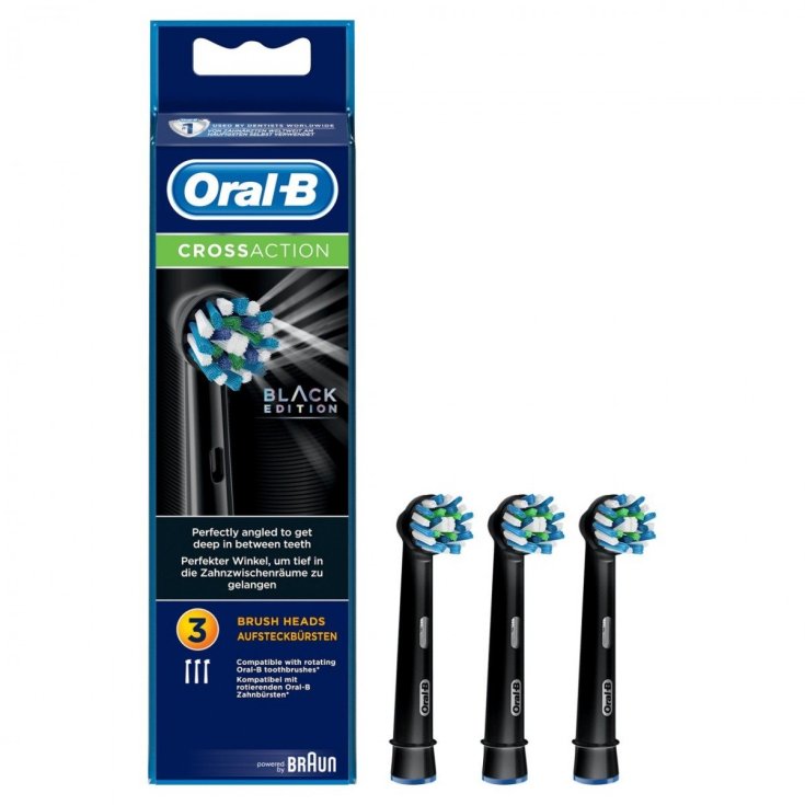 ORALB PW RECHARGE CROIX NOIR3PCS