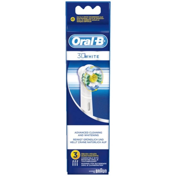 ORALB PW RECHARGE 3D BLANC 3PCS