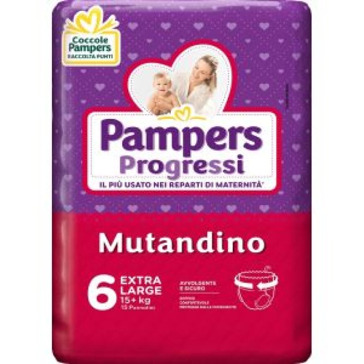 PAMPERS PROG MUT XL CP15PCS