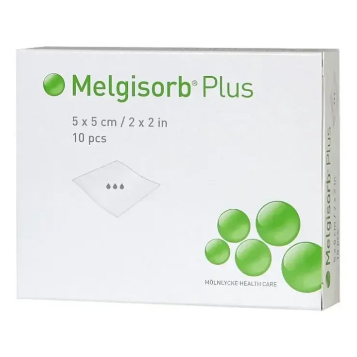 MELGISORB PLUS MED AS 5X5 10PCS