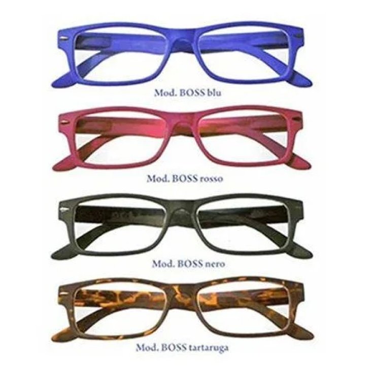 LUNETTES BOSS ROUGE +2.50