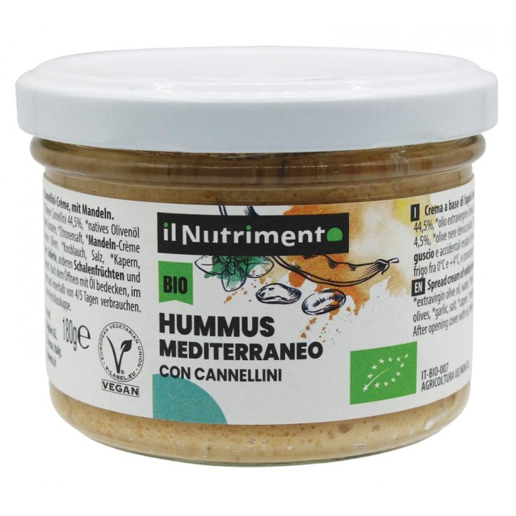 HUMMUS MÉDITERRANÉEN AUX NOIX 180G