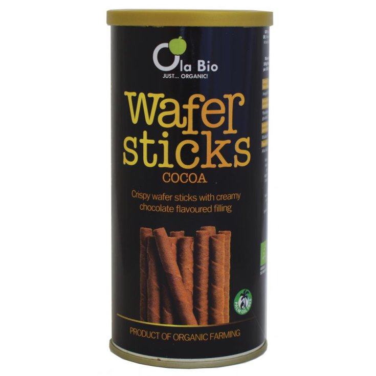 OLA WAFER STICKS BIO CACAO 140G