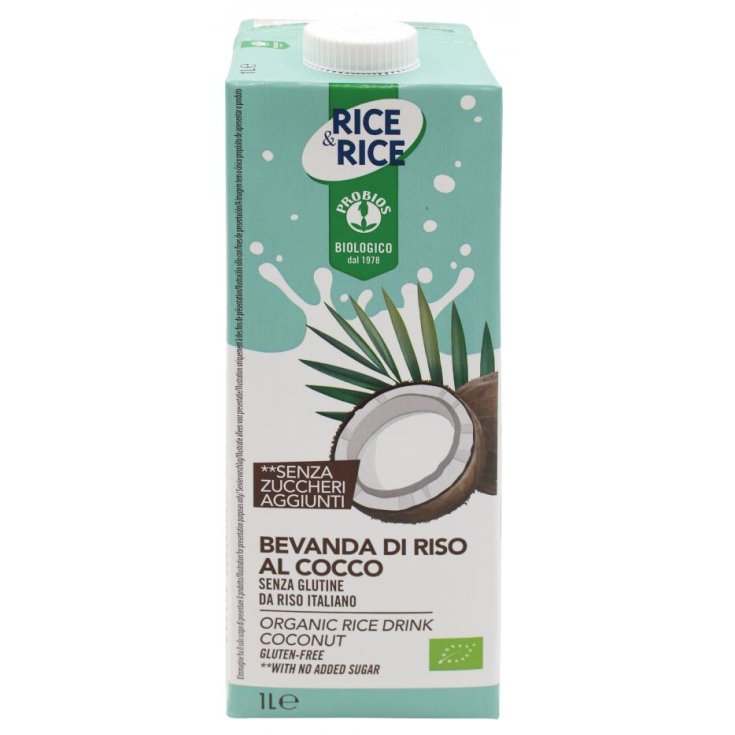 BOISSON DE RIZ ET DE NOIX DE COCO R&R 1L