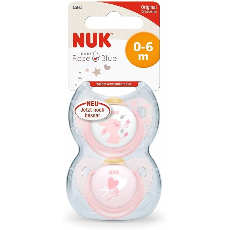 NUK SUCCH R&B LAIT ROSE 0-6M