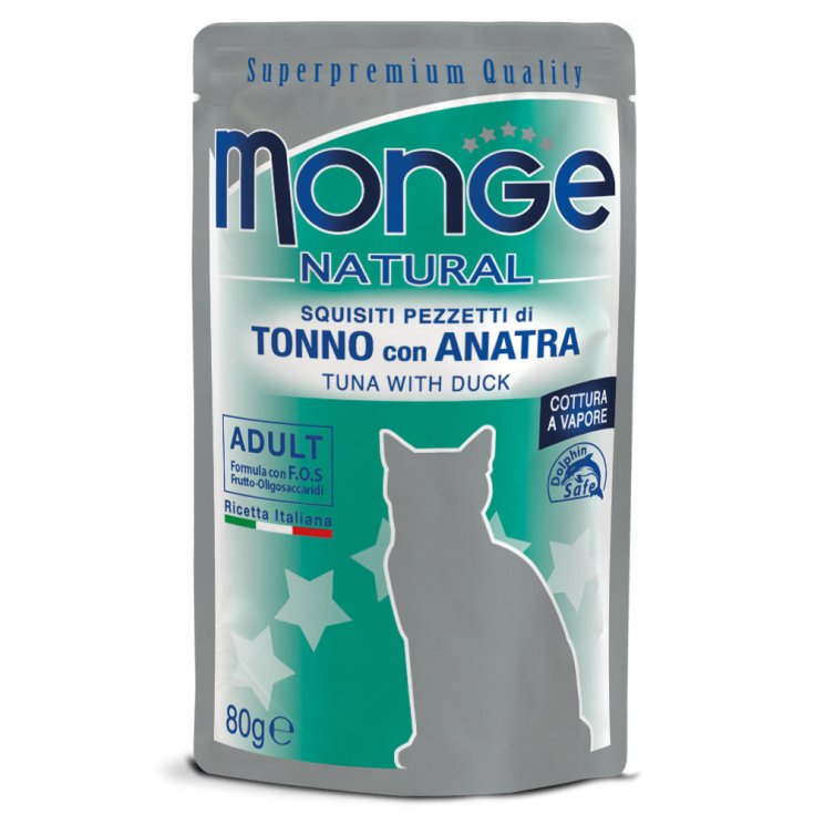 THON MONGE/CANARD EN SACHET 80G