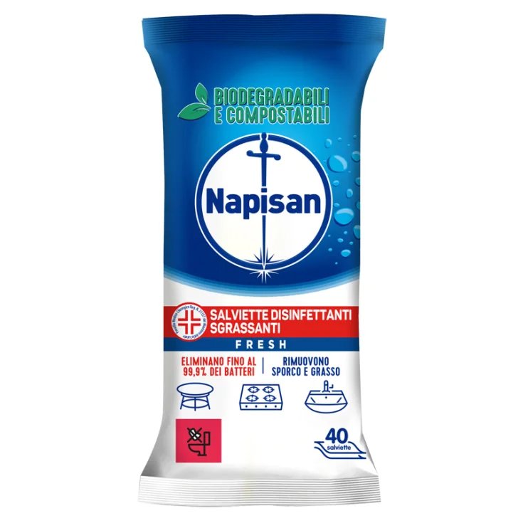 NAPISAN LINGETTES FRAÎCHES 40PCS