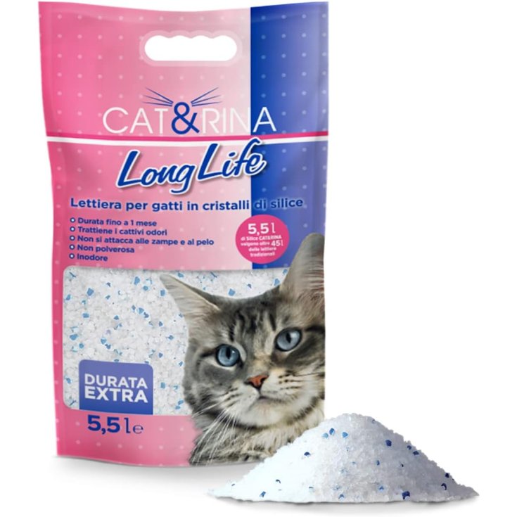 LITIÈRE CAT&RINA LONGLIFE EN CRISTAUX