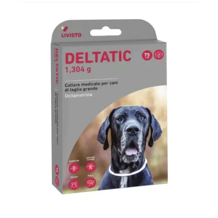 DELTATIC 2 COLLIERS POUR CHIEN SOUS BLISTER L 75