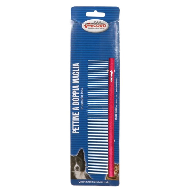 PEIGNE ANTISTATIQUE EN ACIER INOXYDABLE RECORD