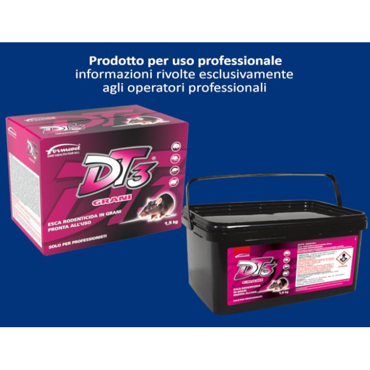 GRAINS RODENTICIDE DT3 1,5KG JUSQU'À