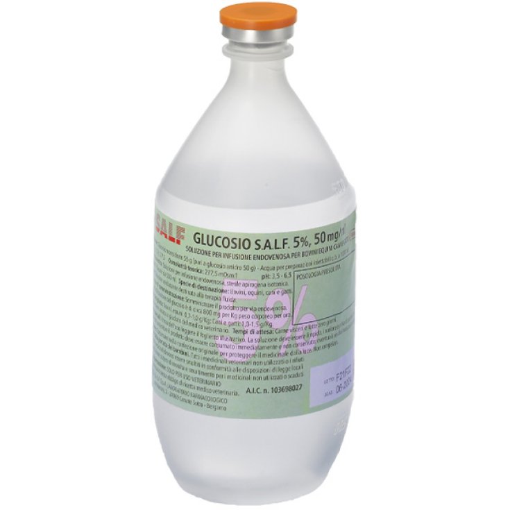SEL DE GLUCOSE*5% FL 500ML VET