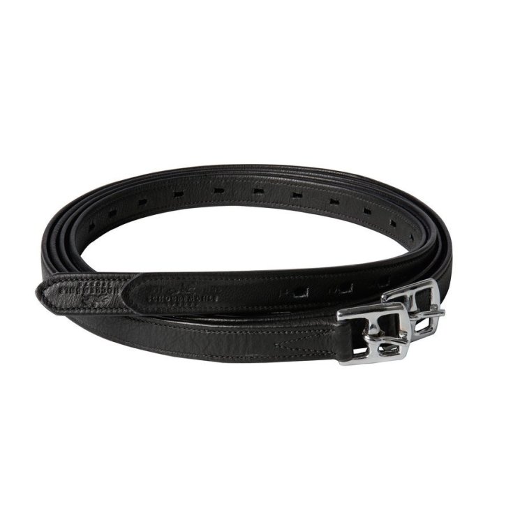STAFFILI CUIR NOIR TAILLE 125CM