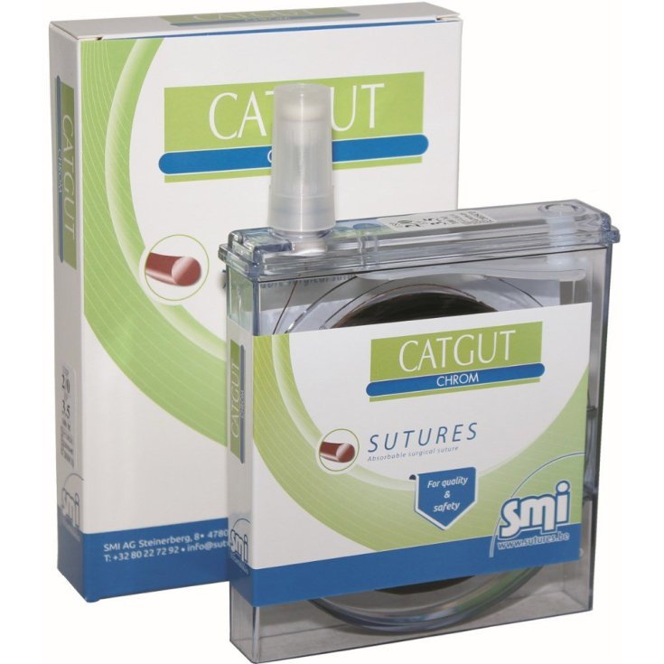 CATGUT N/CR EP5 USP 1 DISQUE FIL 75MT