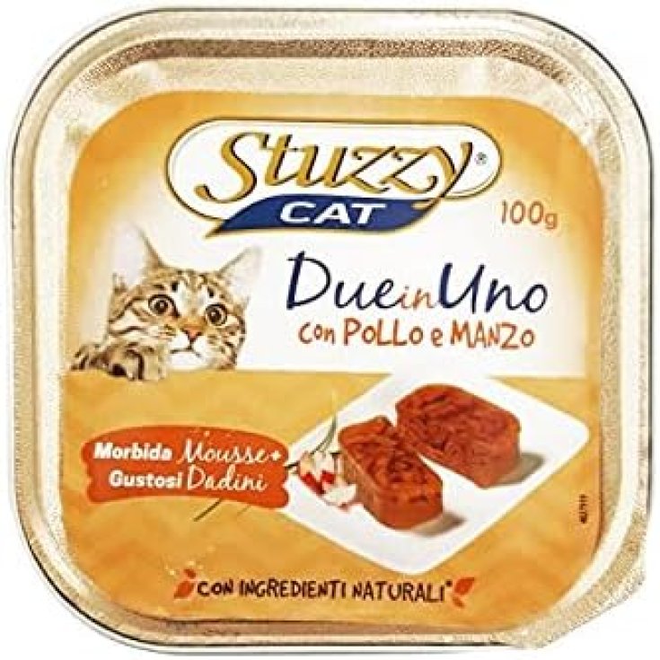 STUZZYCAT 2EN1 POULET BŒUF 100 GR