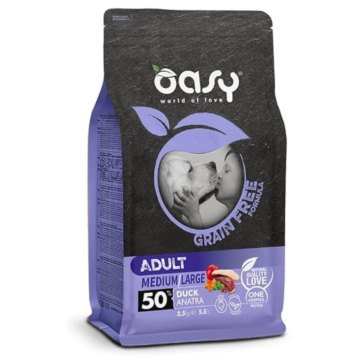 OASY DOG GF - ADULTE MED/LARG CANARD 12
