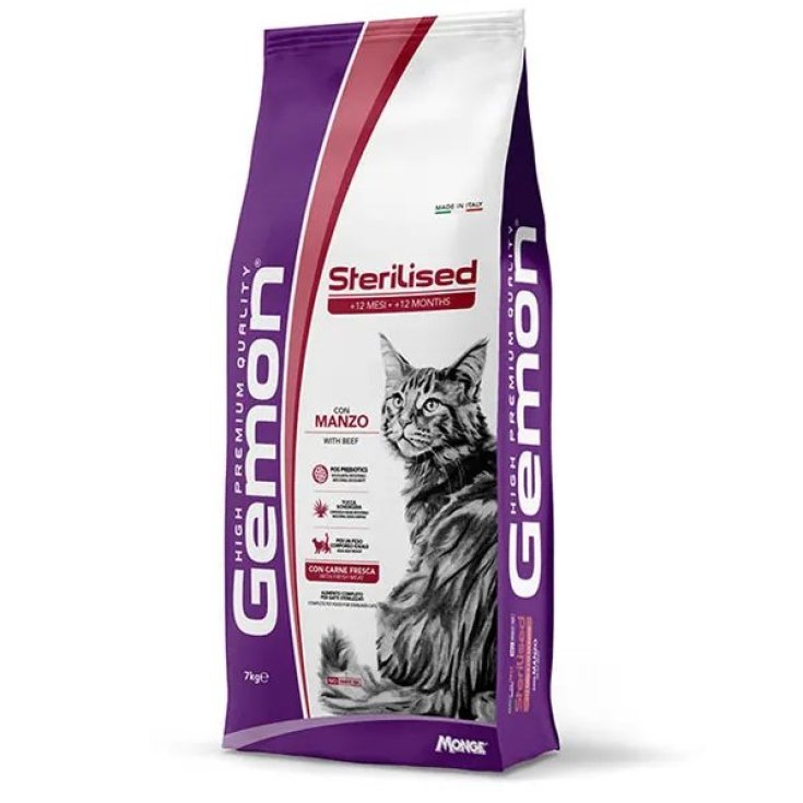 GEMON CAT BŒUF STÉRILISÉ 7 KG