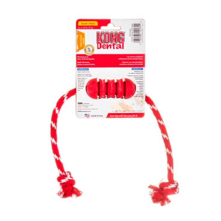 KONG PETIT DENTAIRE AVEC CORDE
