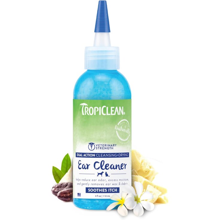 TROPICLEAN NETTOYANT D'OREILLES DOUBLE ACTION 118M