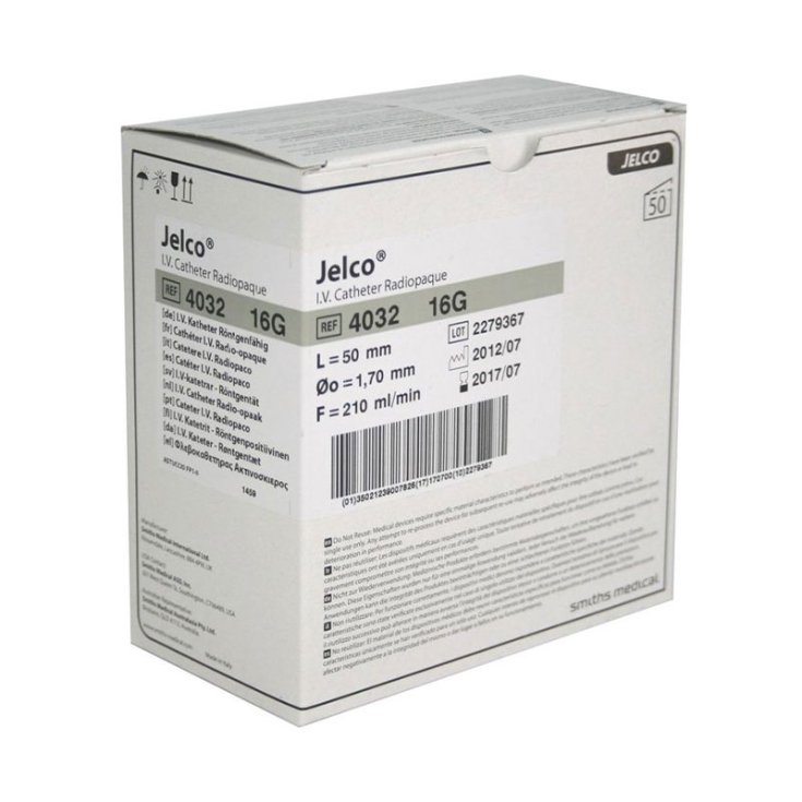 AIGUILLE CANULE JELCO 16G 4032 GRIS SANS