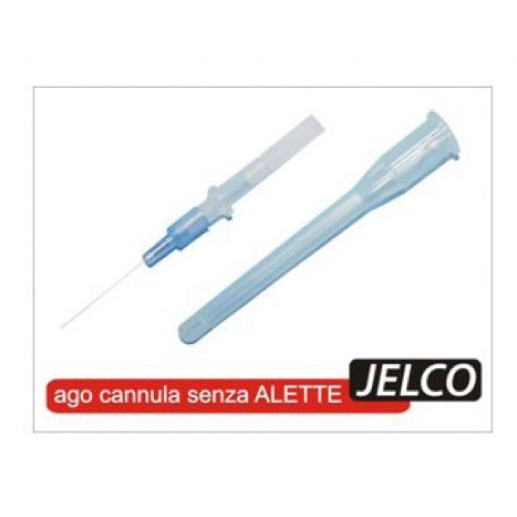 AIGUILLE CANULE JELCO 22G BLEU AVEC AILES 1PZ