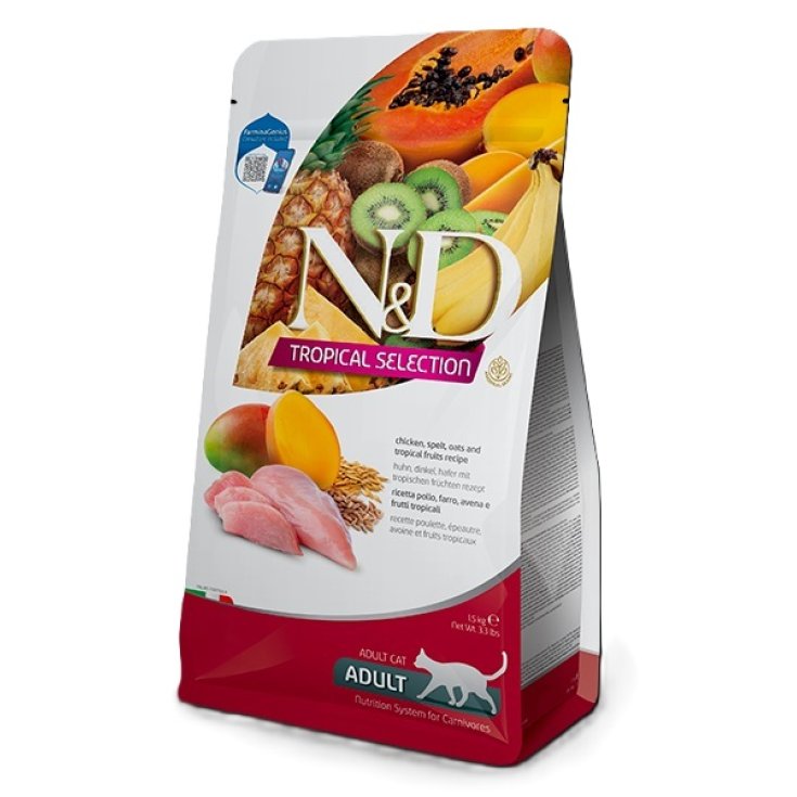 N&D CAT POULET TROPICAL 10 KG