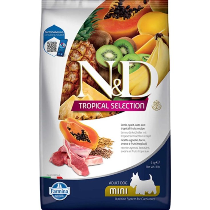 N&D CHIEN TROPICAL AGNEAU AD. MINI-1,5 KG