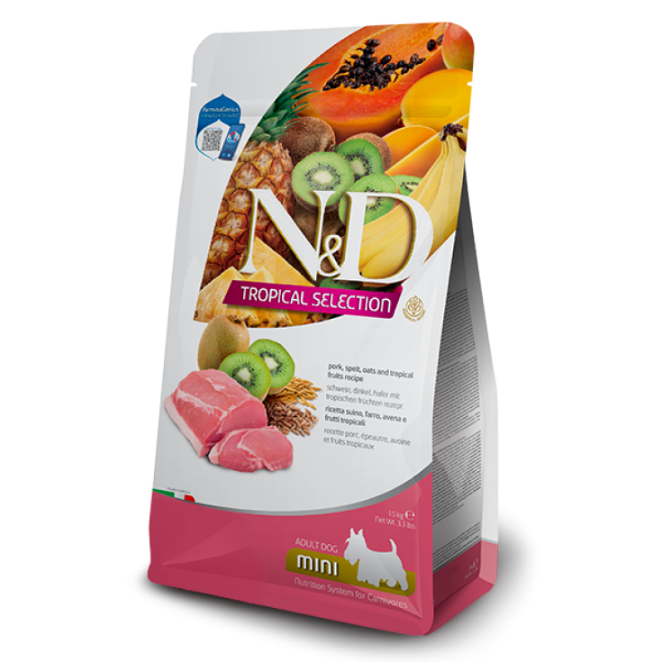 N&D DOG PORC TROPICAL ADULTE MINI 5 KG