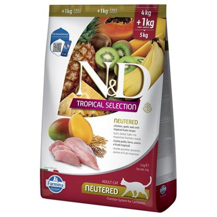 N&D CHAT TROPICAL POULET NEUTRÉ 4+1 KG