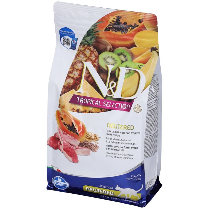 N&D CAT TROPICAL AGNEAU NEUTRÉ 1,5 KG
