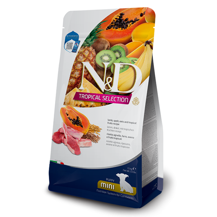 N&D DOG AGNEAU TROPICAL CHIOT MINI 1,5 KG
