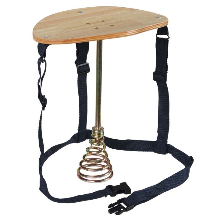SIÈGE MILKER AVEC PIED H34CM