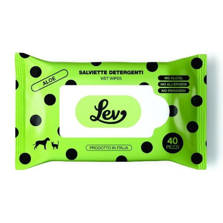 LEV LINGETTES 22X28 ALOÈS 40PCS
