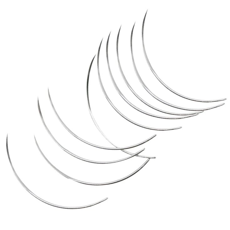 AIGUILLE DE SUTURE COURBE TAILLE 1R 12 PCS