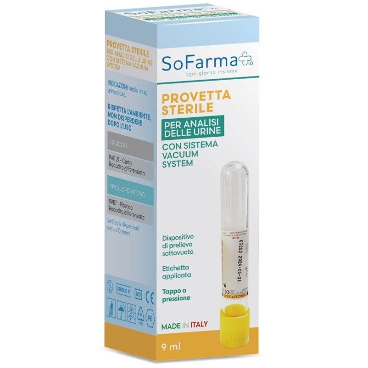 TEST URINAIRE SOFARMAPIU' 9ML