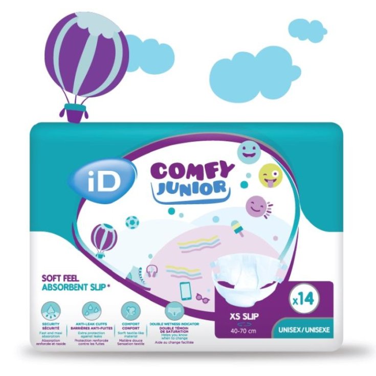 ID COMFY JUNIOR SLIP XS 14PCS