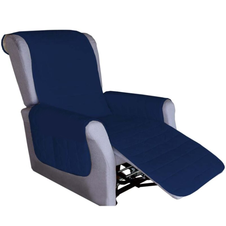 HOUSSE DE FAUTEUIL BLEU