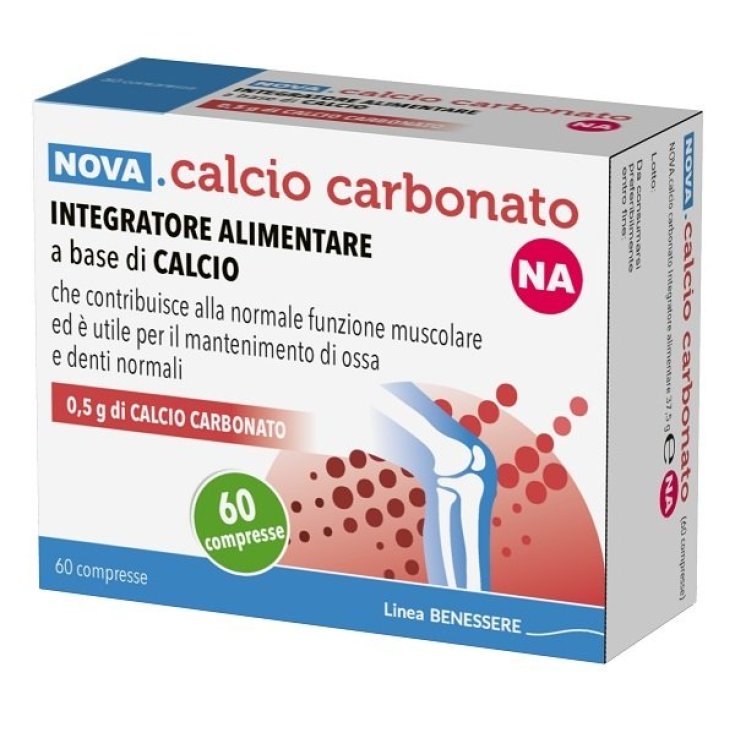 NOVA CALCIUM CARB NA0,5G 60CPR