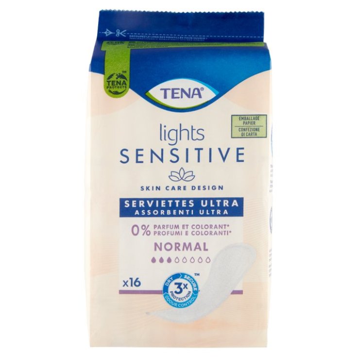 TENA LUMIÈRES SENS NORMAL 16PCS