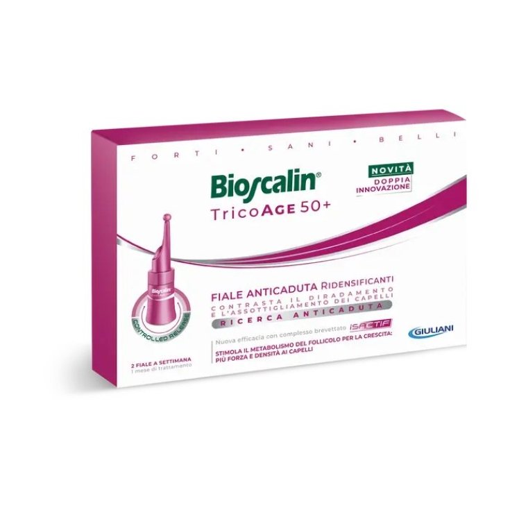 Bioscalin Tricoage 50+ Ampoules Redensifiantes Anti-Chute 8 Ampoules