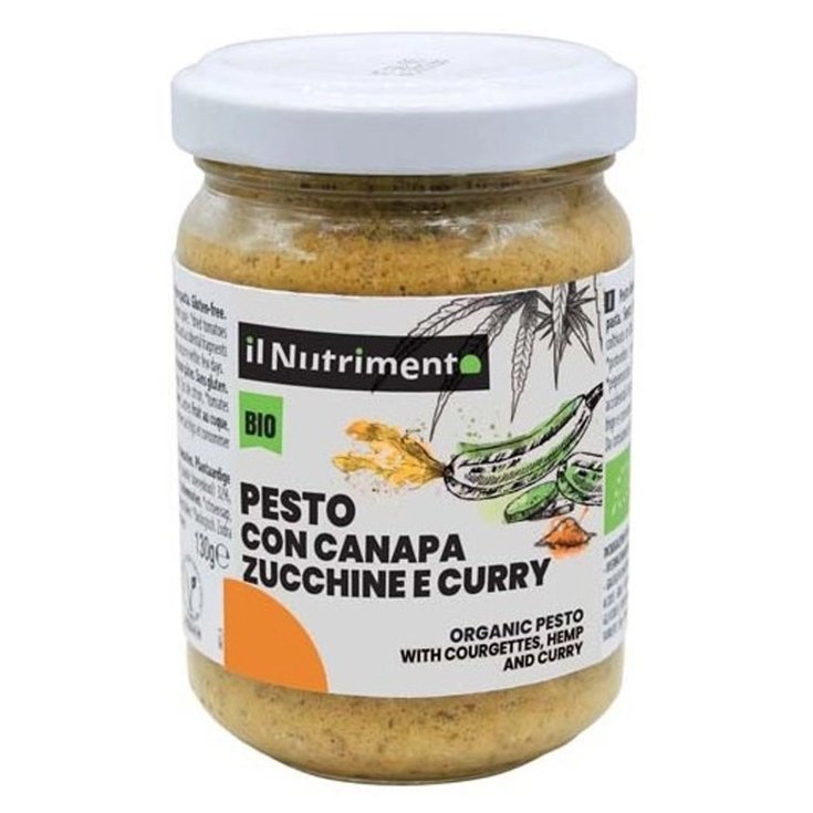 The Nourishment Pesto Chanvre Courgettes et Curry 130g