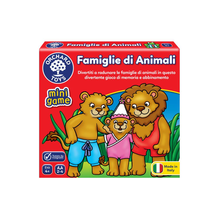 MINI JEU FAMILLES D'ANIMAUX