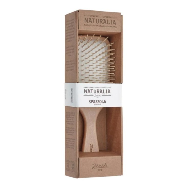 BROSSE RECTUEUSE EN BOIS NATURALIA