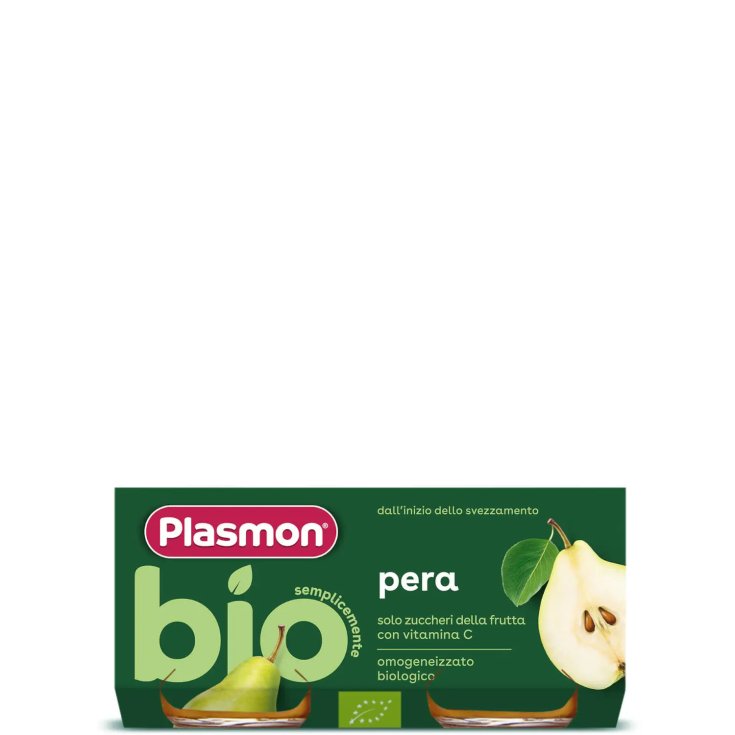 PLASMON OMOG POIRE BIO 2X80G