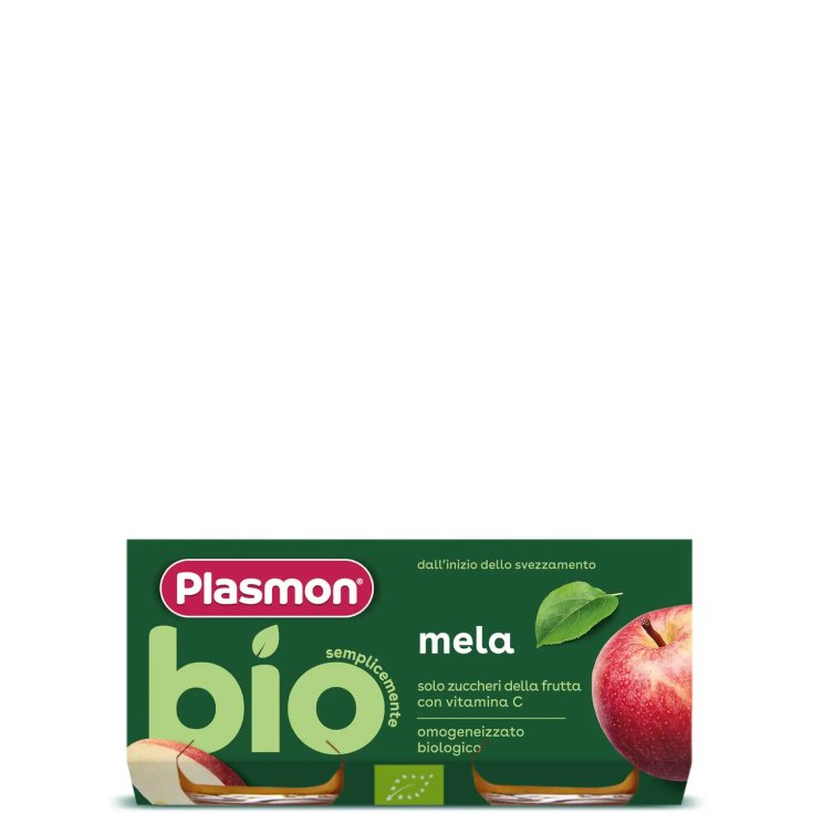 PLASMON OMOG POMME BIO 2X80G